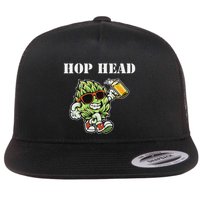 Hop Head Ipa Craft Beer Lover Bier Prost Cheers Flatbill Hat