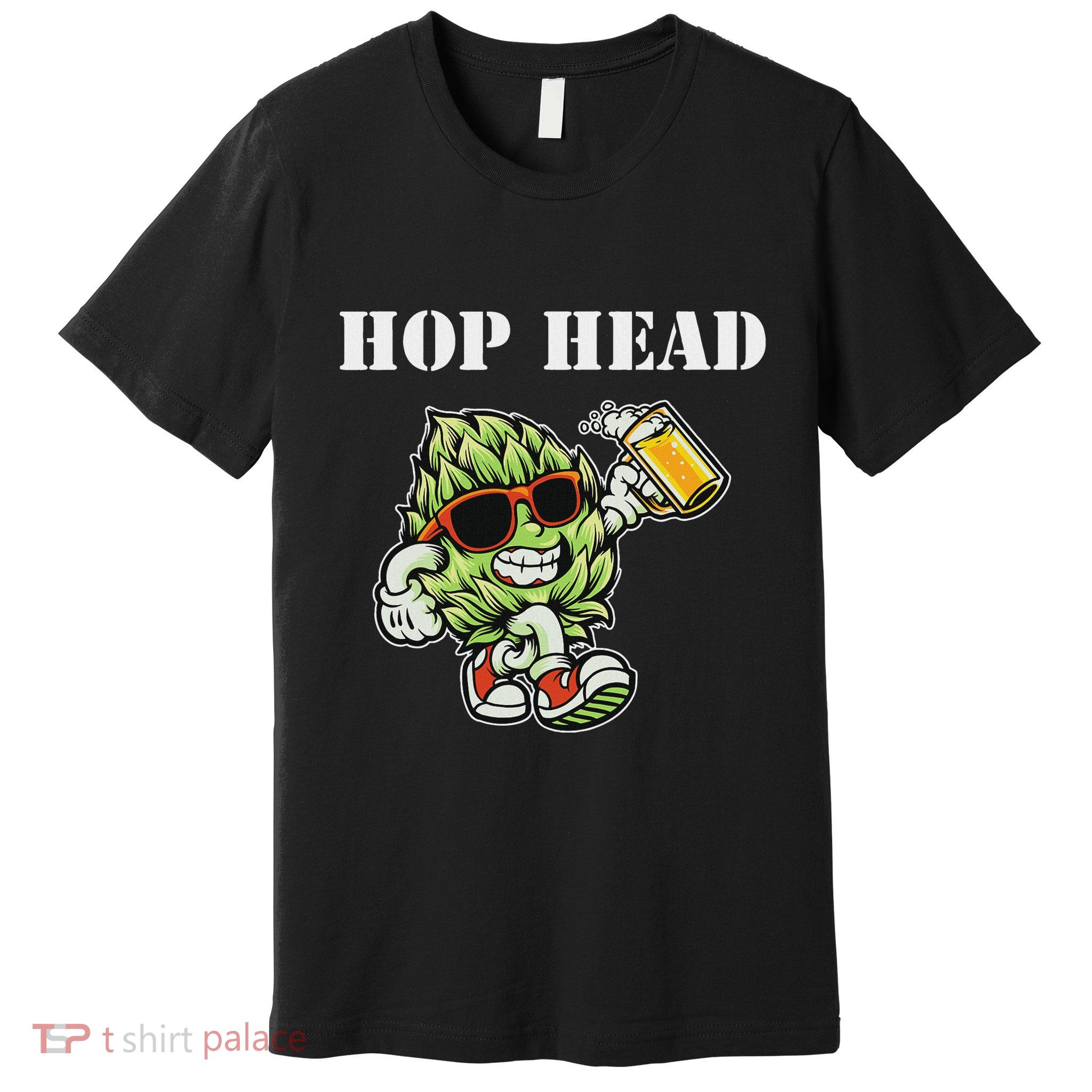 Hop Head Ipa Craft Beer Lover Bier Prost Cheers Premium T-Shirt