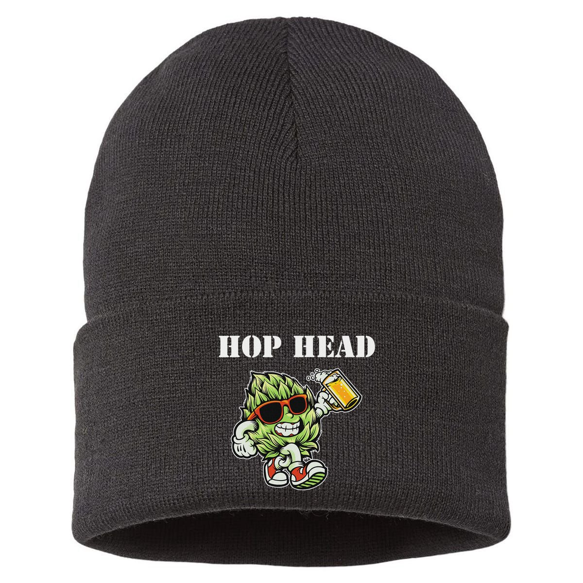 Hop Head Ipa Craft Beer Lover Bier Prost Cheers Sustainable Knit Beanie