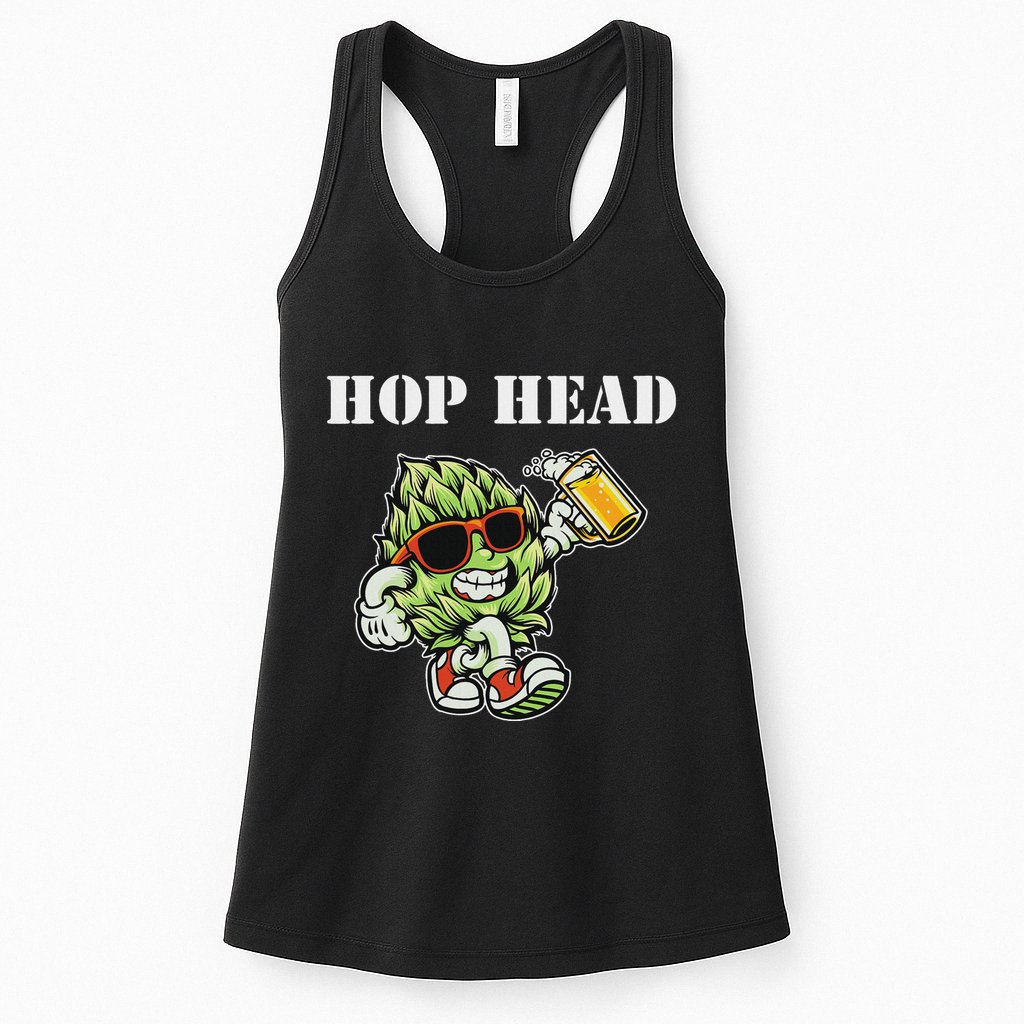 Hop Head Ipa Craft Beer Lover Bier Prost Cheers Womens Tank Top