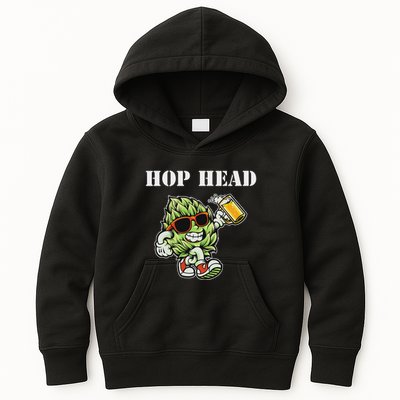 Hop Head Ipa Craft Beer Lover Bier Prost Cheers Kids Hoodie