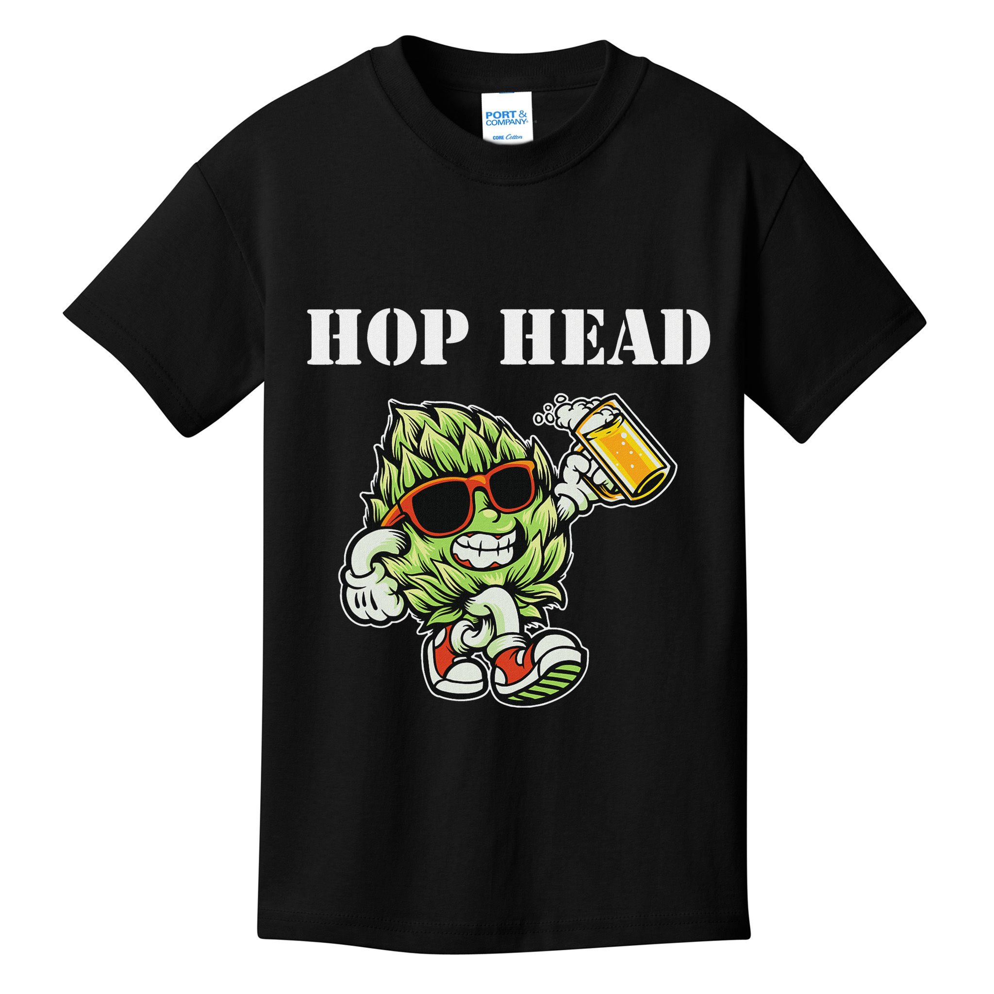 Hop Head Ipa Craft Beer Lover Bier Prost Cheers Kids T-Shirt