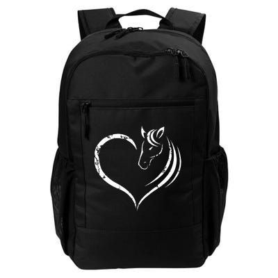Horse Head Inside Heart Women Ladies Girls Teens Kids Gift Cool Gift Backpack