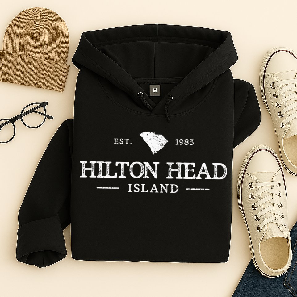 Hilton Head Island Sc South Carolina Retro Hoodie