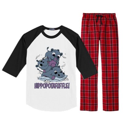 Hippoptafuffle! Raglan Sleeve Pajama Set