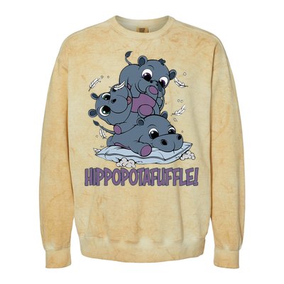 Hippoptafuffle! Colorblast Crewneck Sweatshirt