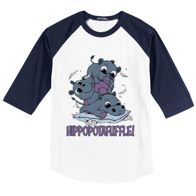 Hippoptafuffle! Baseball Sleeve Shirt