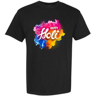 Happy Holi India Hindu Celebration Garment-Dyed Heavyweight T-Shirt