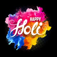 Happy Holi India Hindu Celebration Apron