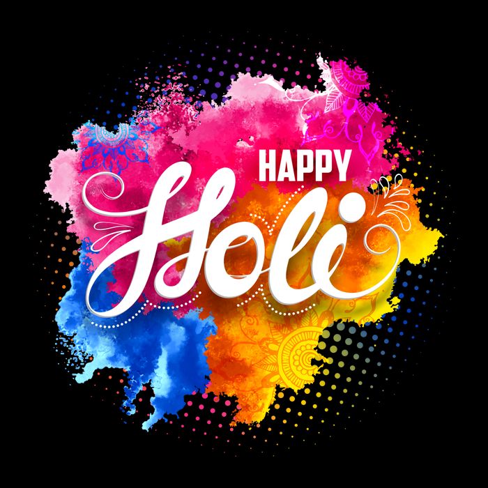 Happy Holi India Hindu Celebration Apron