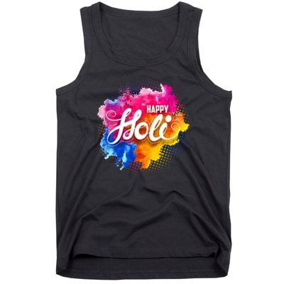 Happy Holi India Hindu Celebration Tank Top