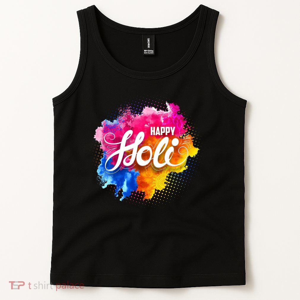 Happy Holi India Hindu Celebration Tank Top