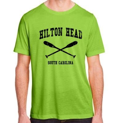 Hilton Head Island South Carolina Vintage Nautical Crossed O Funny Gift Adult ChromaSoft Performance T-Shirt