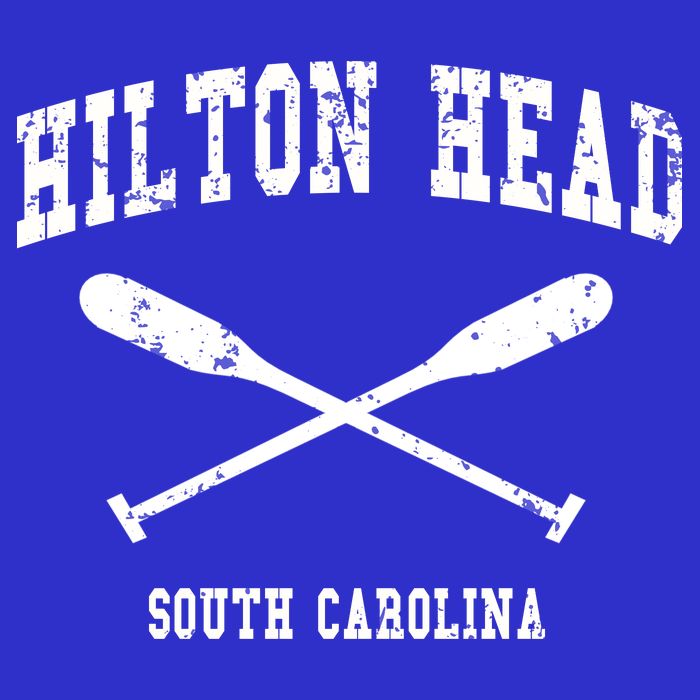 Hilton Head Island South Carolina Vintage Nautical Crossed O Funny Gift Hoodie