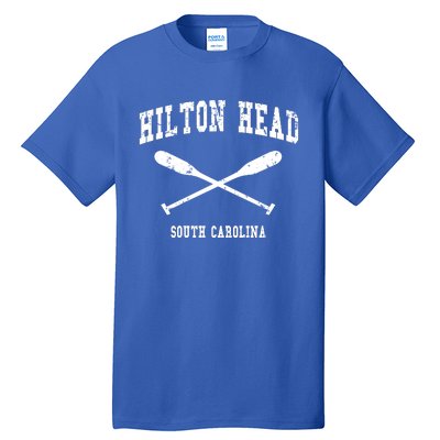 Hilton Head Island South Carolina Vintage Nautical Crossed O Funny Gift Tall T-Shirt