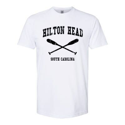 Hilton Head Island South Carolina Vintage Nautical Crossed O Funny Gift Softstyle® CVC T-Shirt