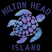 Hilton Head Island Sc Beach Design / Souvenir Illustration Gift Drawstring Bag