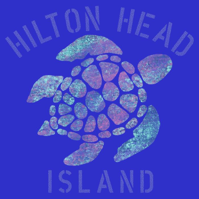 Hilton Head Island Sc Beach Design / Souvenir Illustration Gift Bag