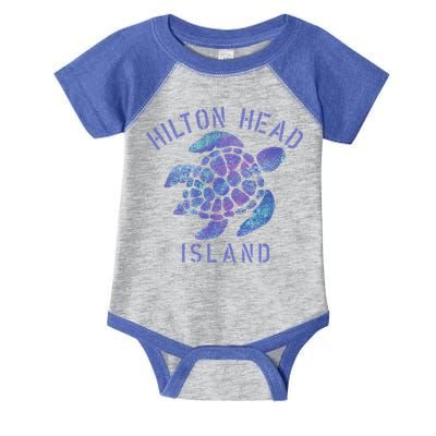 Hilton Head Island Sc Beach Design / Souvenir Illustration Gift Infant Baby Jersey Bodysuit