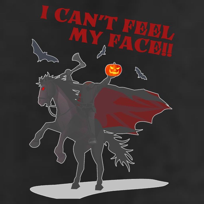 Headless Horseman I Cant Feel My Face TShirt Cool Comfort Performance Bucket Hat