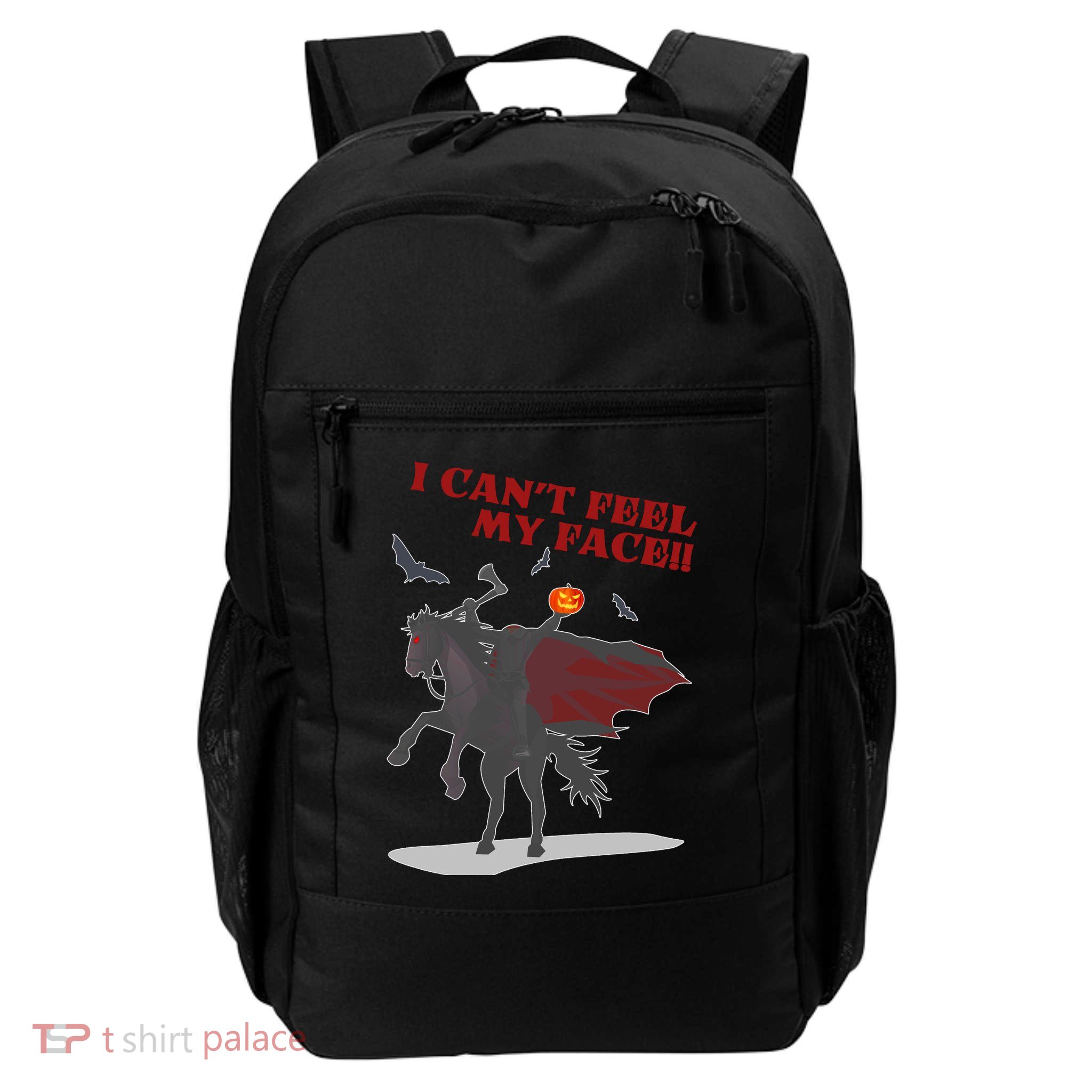 Headless Horseman I Cant Feel My Face TShirt Backpack