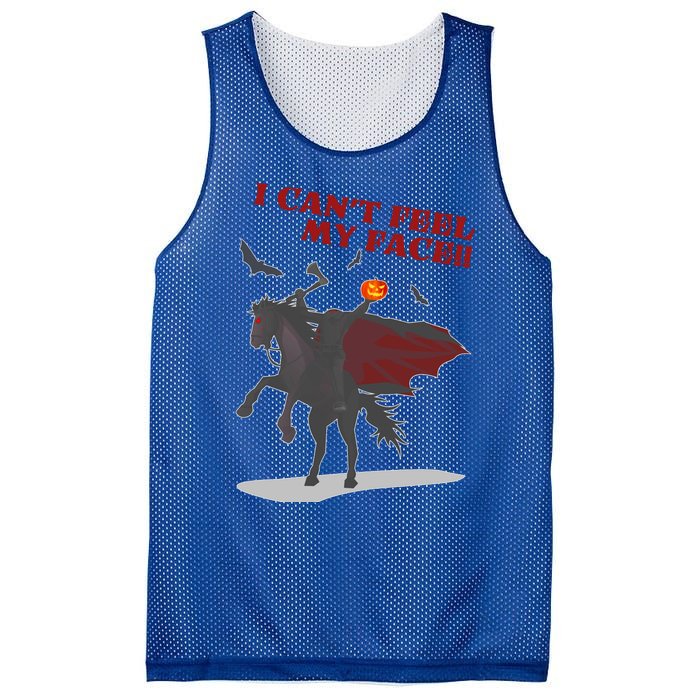 Headless Horseman I Cant Feel My Face TShirt Mesh Reversible Basketball Jersey Tank