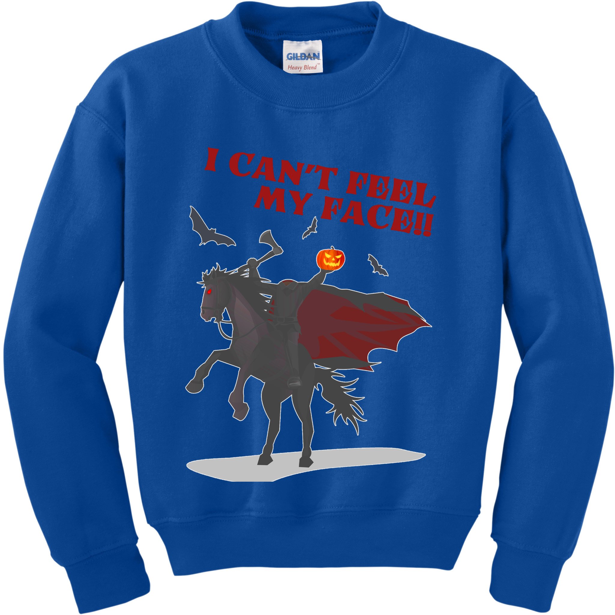 Headless Horseman I Cant Feel My Face TShirt Kids Sweatshirt