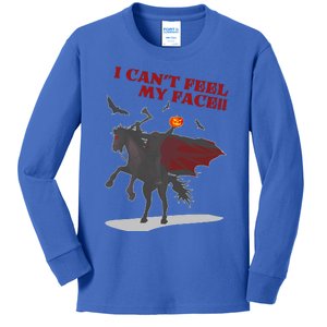 Headless Horseman I Cant Feel My Face TShirt Kids Long Sleeve Shirt