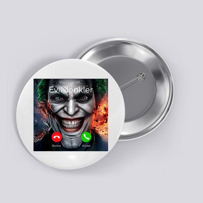 Humor Horror Incoming Call From Evil Jonkler Halloween Button