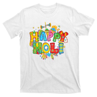 Happy Holi Indian Celebration Colors India Hindu T-Shirt