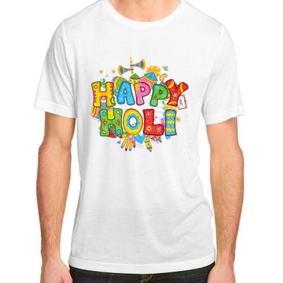 Happy Holi Indian Celebration Colors India Hindu Adult ChromaSoft Performance T-Shirt