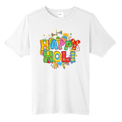 Happy Holi Indian Celebration Colors India Hindu Tall Fusion ChromaSoft Performance T-Shirt