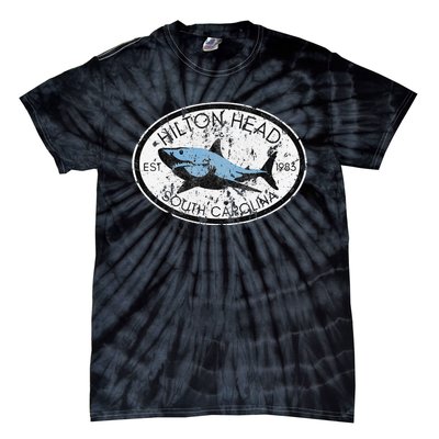 Hilton Head Island South Carolina Fishing Shark Fish Beach Tie-Dye T-Shirt