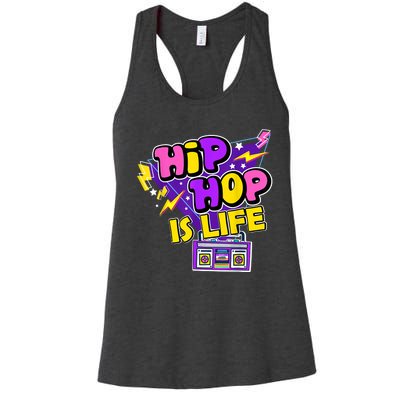 Hip Hop Is Life Women's Racerback Tank