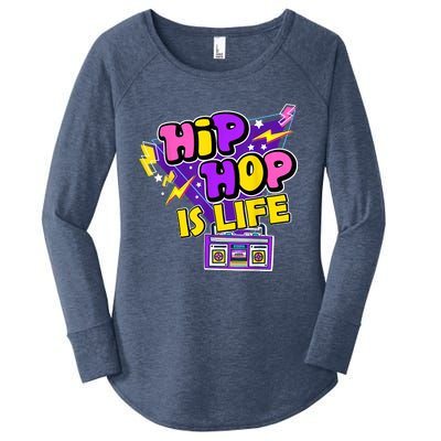 Hip Hop Is Life Women's Perfect Tri Tunic Long Sleeve Shirt