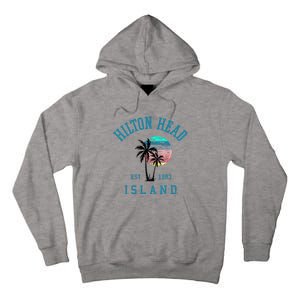 Hilton Head Island South Carolina Beach Palm Trees Summer Tall Hoodie