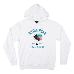 Hilton Head Island South Carolina Beach Palm Trees Summer Hoodie