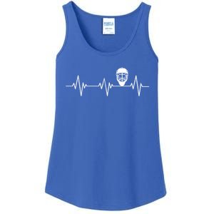 Hockey Heartbeat Ice Hockey Lover Coach Or Team Gift Ladies Essential Tank