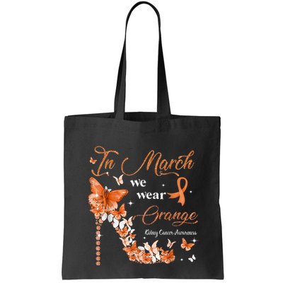 High Heel In March We Wear Orange Multiple Sclerosis Warrior Bag