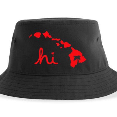 Hi Hawaiian Islands Sustainable Bucket Hat