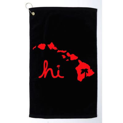 Hi Hawaiian Islands Platinum Collection Golf Towel