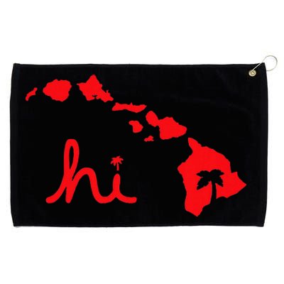 Hi Hawaiian Islands Grommeted Golf Towel