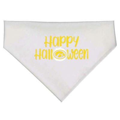 Happy Halloween Iowa Hawkeye Tank Halloween Football USA-Made Doggie Bandana