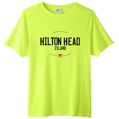 Hilton Head Island South Carolina Beach Waves Funny Gift Tall Fusion ChromaSoft Performance T-Shirt