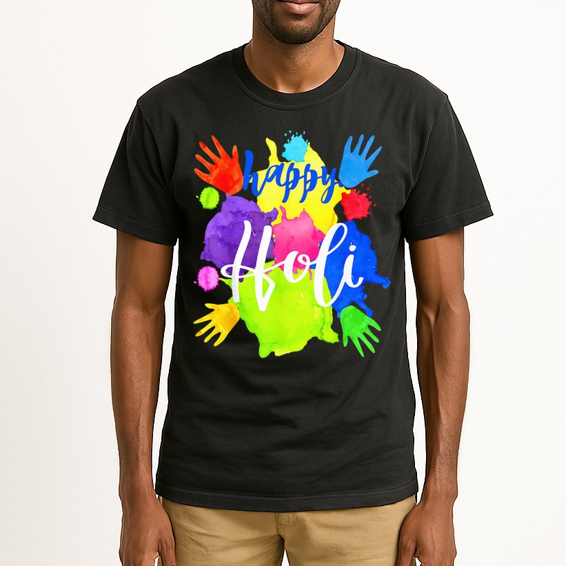 Happy Holi India Hindu Festival Tall T-Shirt