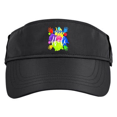Happy Holi India Hindu Festival Adult Drive Performance Visor