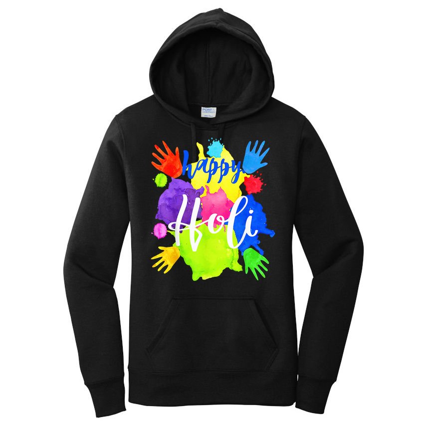 Happy Holi India Hindu Festival Women's Pullover Hoodie