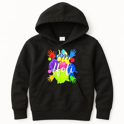 Happy Holi India Hindu Festival Kids Hoodie