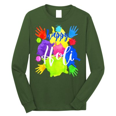 Happy Holi India Hindu Festival Long Sleeve Shirt