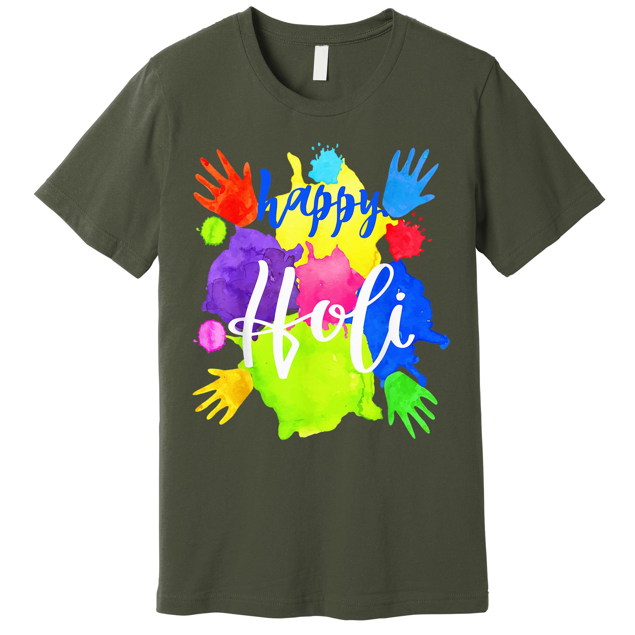 Happy Holi India Hindu Festival Premium T-Shirt